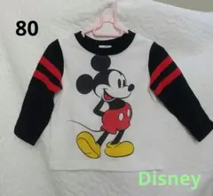 ミッキーマウス 長袖Tシャツ 80 Disney