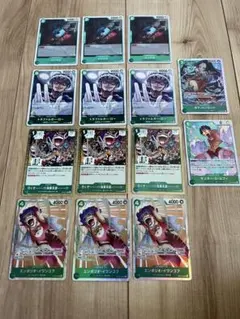 ワンピースカード決戦の刻　ハンコック、イワンコフSR他緑セットのサムネイル