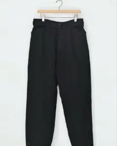 COMOLI 22AW ベルテッドデニム 2 ブラックのサムネイル