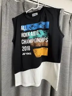 YONEX ALL HOKKAIDO 2018 ノースリーブシャツ Lサイズ