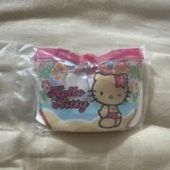 サンリオキャラクターズ　プールバッグ風　ミニポーチ　キティ
