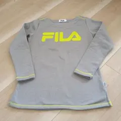 FILA フィラ プルオーバー 裏起毛 M グレー