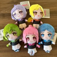アニメキャラクター ぬいぐるみマスコット 5体セット