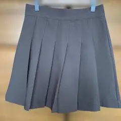 ブラウンプリーツスカート ウエストゴム入り