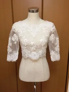 ウエディングドレス ボレロ