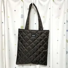 マッキントッシュ　ダークブラウン キルティング トートバッグ