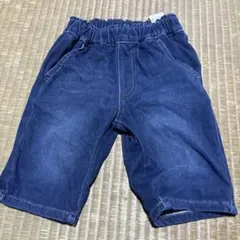 110サイズ ダークブルー ハーフパンツ