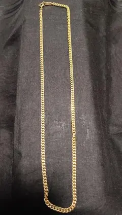 ⑥ K18GP 刻印あり ゴールドチェーンネックレス 約51cm