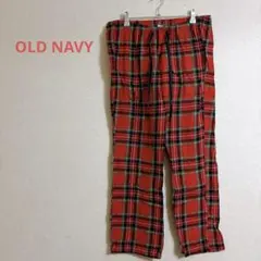 【訳あり】OLD NAVY レッドチェック柄カジュアルパンツのサムネイル