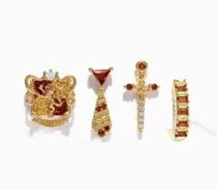 ハリーポッター　hurry potter ピアス　イヤリング　グリフィンドール