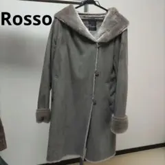 URBAN RESEARCH ROSSO ムートンコート フード付き フリー