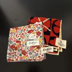 Cath Kidston 花柄 ヴィヴィアンウエストウッド ハンカチ 2枚セット