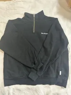 Ben Davis HEAVY SWEAT HALF ZIP ブラック