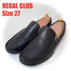 REGAL CLUB リーガルクラブ ブラウン レザー スリッポン 27㎝