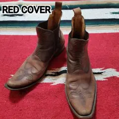 SINCE 2002 RED COVER ウェスタンブーツ　ホワイト レディース ブーツ ショート ウエスタンブーツ ホワイト 黒