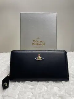 【新品未使用、希少】Vivienne Westwood 長財布 ブラックのサムネイル