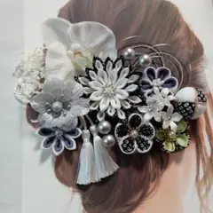 つまみ細工髪飾り成人式卒業式