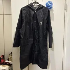 KANGOL 黒 レインコート ポリエステル100%