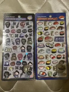 ボンボンドロップシール 和柄 2種類セット 忍者 寿司