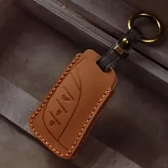 ★本革レザーキーケース★レクサス NX UX RX GX LBX キーホルダー茶