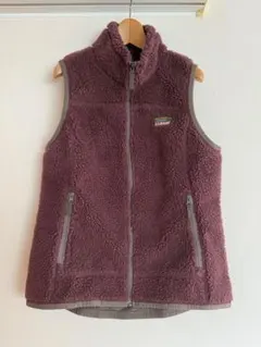 L.L.Bean パープル フリースベスト MED-REG