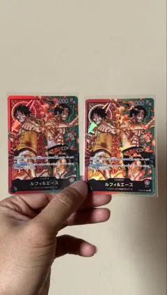 未開封】ワンピースカード ルフィ&エース 箱潰れあり - メルカリ