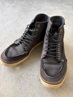 VANS ダークブラウン ハイカットブーツ