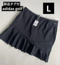 新品タグ付⛳️アディダスゴルフ　スカート フレアスカート 春夏　ブラック　Lのサムネイル