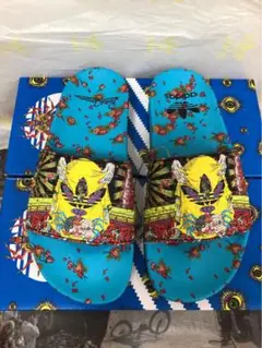 田名網敬一 adidasアディダス　サンダル アディダス オリジナルスと田名網敬一コラボサンダル