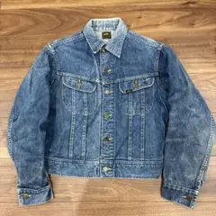 良品 70s Lee 220J ビンテージデニムジャケット 38-40★101J