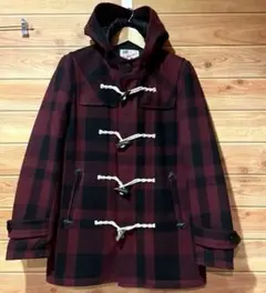 Lee ダッフルコート L バッファローチェック 中綿 キルティング 裏地