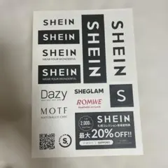 SHEIN ステッカー12枚