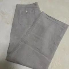 麻 カジュアルパンツ