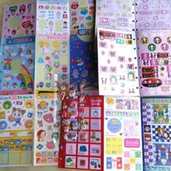 平成レトロ　キャラクターシール　ちゃお付録シールなど　いろいろ…