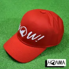 HONMA/ホンマゴルフ レディース ストレッチ キャップ【レッド】美品！
