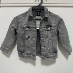H&M グレー デニムジャケット キッズ