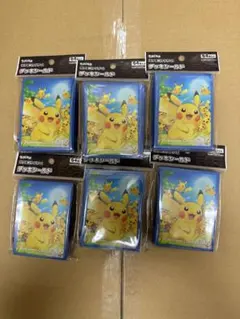 ポケモンカードゲーム デッキシールド ピカチュウ大集合x6