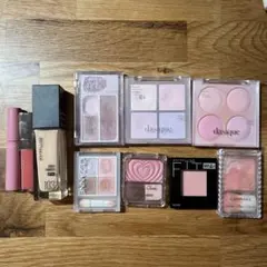 コスメ12点セット　メイク練習　アイシャドウ　チーク　ファンデ　アイライナー