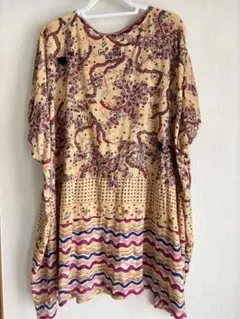 TSUMORI CHISATO 花柄チュニック 半袖のサムネイル