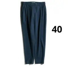 新品タグ付き　セオリーリュクス　タック入りテーパードパンツ　ウール　グレー　40