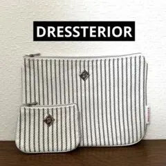 DRESSTERIOR フラットポーチ 2点セット シルバーのサムネイル