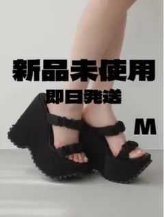 Darich♡新品サテンプラットフォームサンダル【Ｍ】のサムネイル