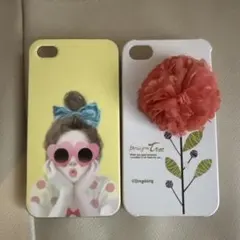 iPhone 4 4S ケース 2個セット