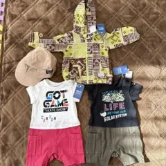 ベビー服セット（ジャケット、Tシャツ、パンツ）