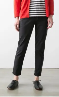 D.M.G.リラクシングテーパードパンツ 13-921T　チャコールグレー　S