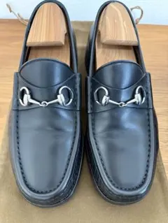 グッチ　黒のローファー