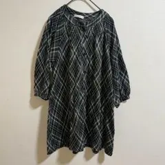 a.v.v standard 七分袖カットソーチュニック　グレー　サイズ40