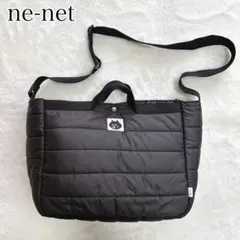 にゃーネネット　キルティング　軽量ショルダーバッグ 猫バック