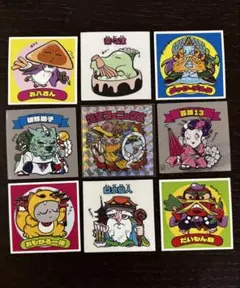 オミヤゲウォーズ　京都編9種フルコンプセット　ビックリマンサイズ　48mmシール