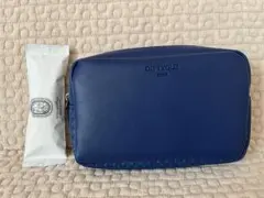 【新品未使用】ディプティック　カタール航空アメニティポーチ　青